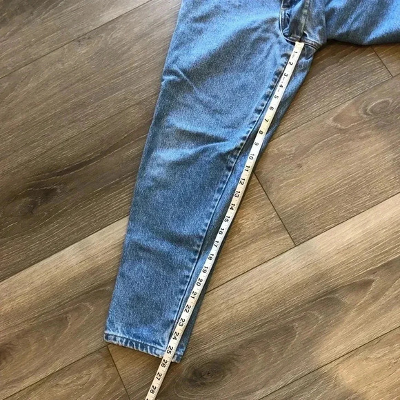 Vintage 90s High Waisted Denim Jeans Essentials Sport Denim Jeans Size 12 - Picture 6 of 11